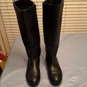 Lauren Ralph Lauren Black Combat & Moto Boots